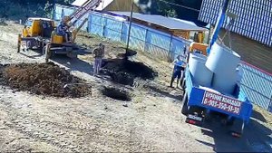 Бурение переливной канализации за 1,5 часа (шамбо)