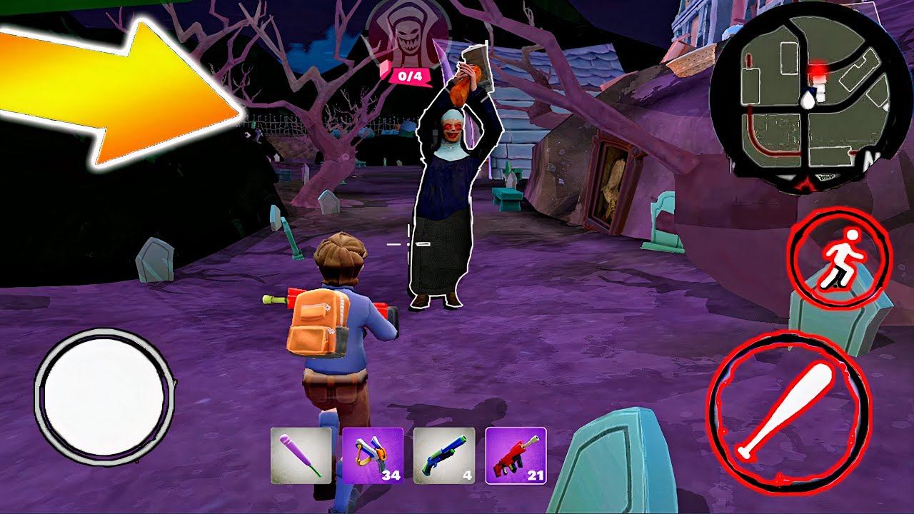 ИГРАЮ МОНАХИНЯ ОНЛАЙН + КАК ИГРАТЬ ПО СЕТИ МОНАХИНЯ - Horror Brawl