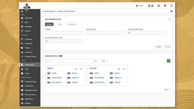 Users and Credentials on Oracle Linux Automation Manager