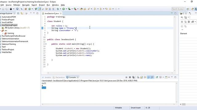 Java #5 - Objects and Classes in Java смотреть онлайн