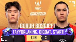 [UZ] 2024 PMWC x EWC | Guruh bosqichi Kun 3 | PUBG MOBILE WORLD CUP x ESPORTS WORLD CUP