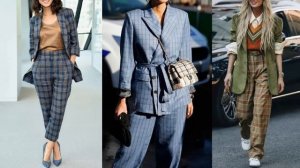 БРЮКИ В КЛЕТКУ НА ЛЮБОЙ СЕЗОН МОДА ДЛЯ ЖЕНЩИН ЗА 50 // CHECKED TROUSERS FOR EVERY TASTE