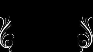 Футаж черно-белый узор