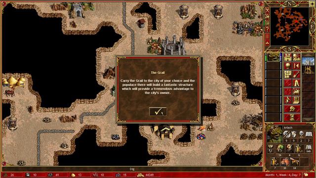 Lucky Grail position, right next to my starting Dungeon town - Wake of Gods / ERA 3 смотреть онлайн