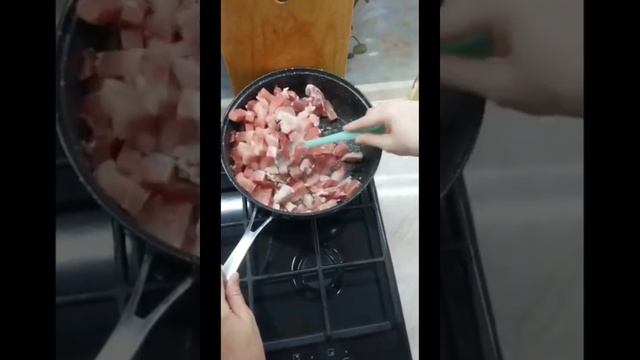 Жареная свинина в сковороде смотреть онлайн