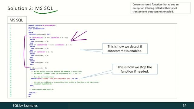 06 - 02 - 03 - Managing Transactions in Triggers, Stored Functions and Procedures (Example 45) [RUS смотреть онлайн