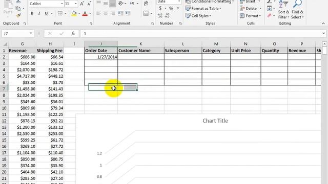 How to Excel Sheet Data Control in Excel Scrollbar