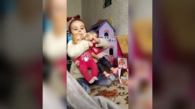 Обзор/ Распаковка куколки Baby Born старшая сестра , аналог беби Бон Lovely sister смотреть онлайн