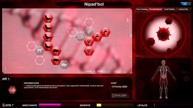 [Guide] Plague Inc. Evolved : Virus Nipah - Normal - 3 étoiles