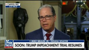 Bill Hemmer Reports | Senator Mike Braun on impeachment & witnesses