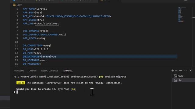 Lesson 1 Laravel and Vue Installation