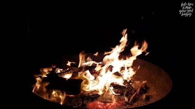 Чарующее пламя костра в лесу, треск дровишек, шум птиц и насекомых помогут вам отдохнуть смотреть онлайн