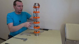 Разборка и чистка колпачковой колонны Distiney