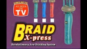 Прибор для плетения косичек Braid X press электрическая машинка для плетения косичек