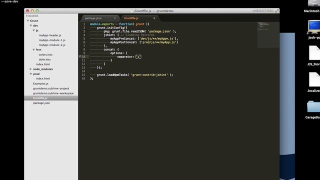 Gruntjs - A Basic Project смотреть онлайн