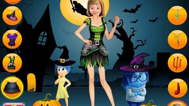 Riley Halloween Dress Up (Головоломка: Райли готовится к Хеллоуину) - прохождение игры