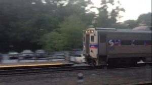 MUST SEE!!!! AMTRAK KEYSTONE PUSHED BY A P42 BREAKING DOWN AT EXTON!!!
