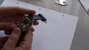 замена батарейки в часах касио эдифайс (casio edifice)EFA 120 модуль 4334