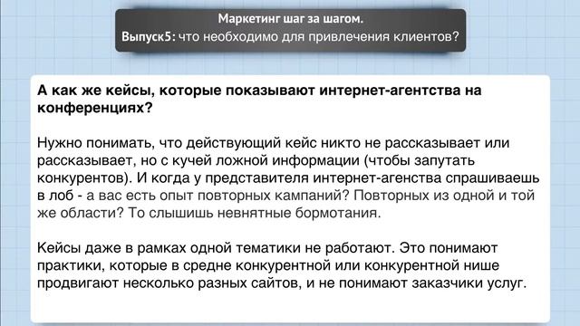 Выпуск 5: что необходимо для начала привлечения клиентов через интернет?