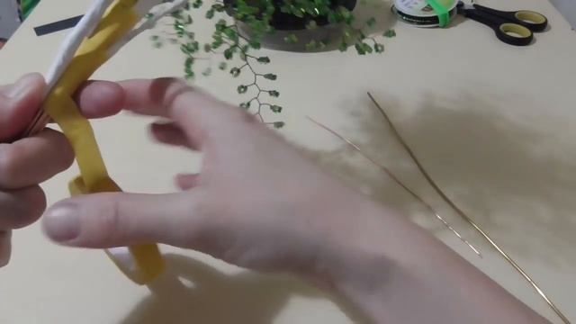 Береза из бисера. Бисероплетение. Мастер-класс / Birch beads. Beading. Tutorial