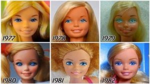 Как менялось лицо куклы Барби с 1959 по 2015 год