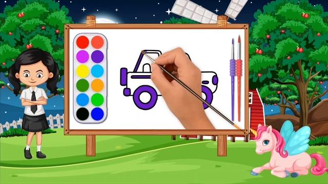 Рисуем Машину смотреть онлайн