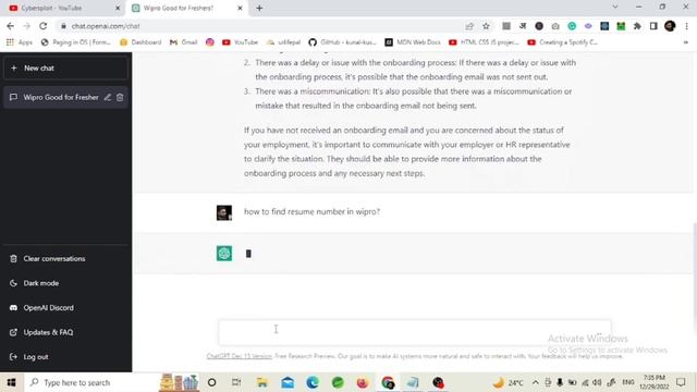 Chat GPT giving wrong answer
