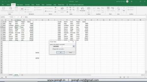 Named Range & Tables in MS Excel | JP Singh