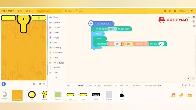 Codemao Game Time - Block Breaker смотреть онлайн