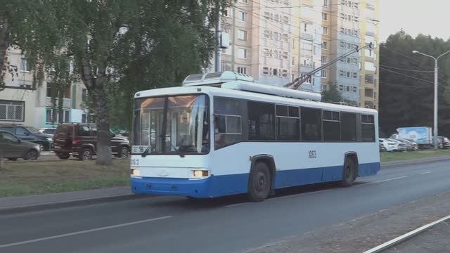 ЭЛЕКТРОТРАНСПОРТ ГОРОДОВ РОССИИ- ГОРОД УФА УФИМСКИЙ ТРАМВАЙ ТРОЛЛЕЙБУС. ЛЕТО 2022 12 АВГУСТА