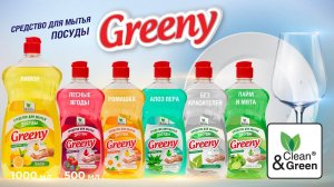 1 Средство для мытья посуды Greeny Clean&Green