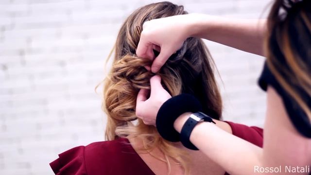 МК ТЕКСТУРНЫЙ ПУЧОК / Секретики! /  hairstyle tutorial смотреть онлайн