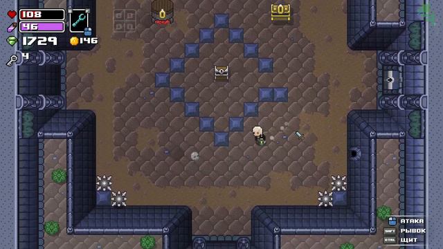 Прохождение игры Rogue Heroes: Ruins of Tasos #18 третий этаж первого подземелья смотреть онлайн