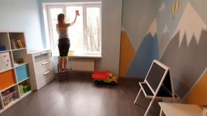 ЗАКОНЧИЛИ РЕМОНТ!/МОТИВАЦИЯ НА УБОРКУ В ДЕТСКОЙ КОМНАТЕ/ПЕРЕСТАНОВКА МЕБЕЛИ, УБОРКА, НОВЫЕ ШТОРЫ