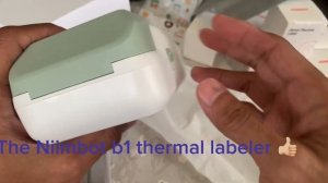Niimbot B1 thermal labeler | unboxing