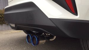 C-HR マフラーサウンド比較  1.2L ターボ GR SPORT NGX10 CHR ロッソモデロ　マフラーカッターも