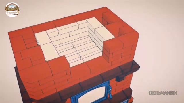 Строительство печи, с хлебной выпечкой смотреть онлайн