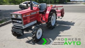 Домашний минитрактор для огорода и дачного участка 4WD 21 л. с. почвенная фреза PROGRESS AVTO likee