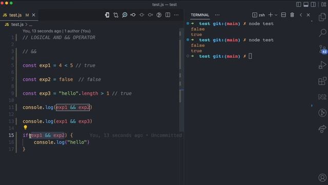 Logical AND && Operator in JavaScript, Simplified