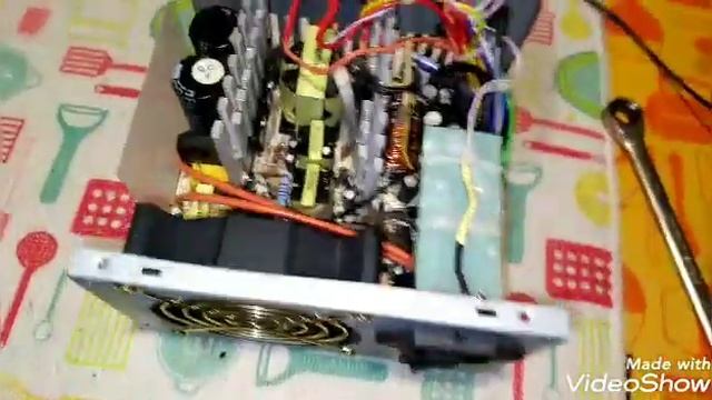 БП из ПК врезка RCA разъёмов. смотреть онлайн