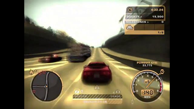 Running away from police with RockPort PD5U (Need for Speed Most Wanted) смотреть онлайн