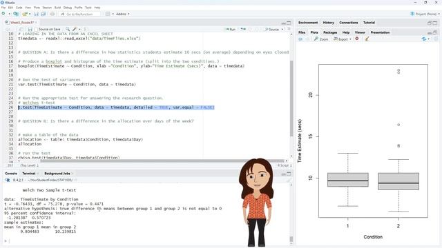 Week 5 R code variance & t-test & Chi-squared test смотреть онлайн