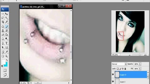 Emo make up Tutorial смотреть онлайн