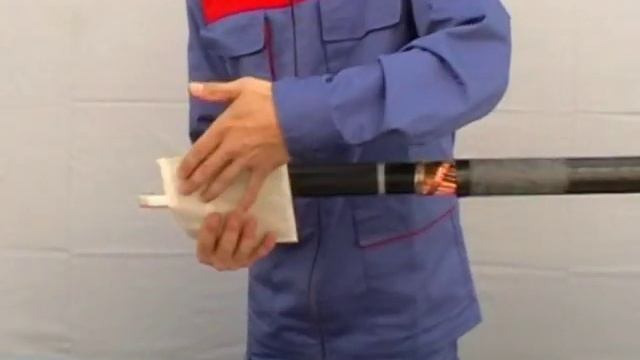 Монтаж концевой муфты rek 10HH 1 М