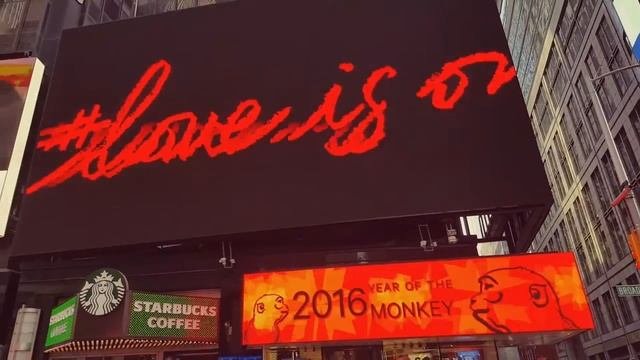 Нью-Йорк, Таймс-сквер + Объявление/ New York, Times Square + Announcement