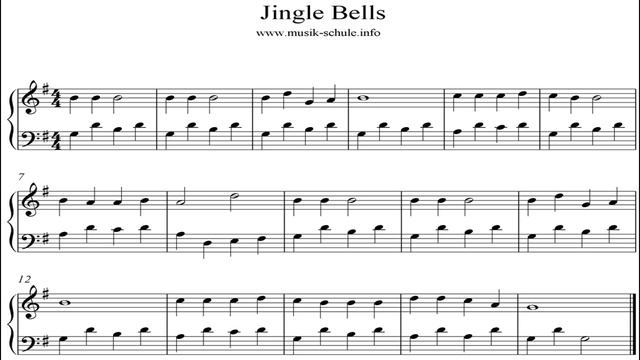 jingle bells piano смотреть онлайн