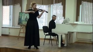 Г.Ф. Гендель, Соната для скрипки и фортепиано  №2 (1,2 часть)