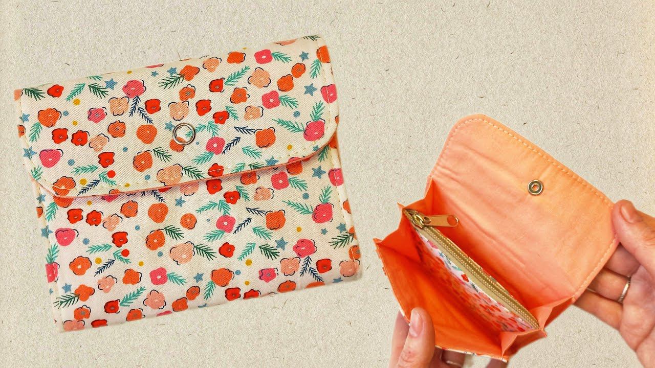 DIY/ШЬЮ МИНИ КОШЕЛЁК #шьюсама #handmade #мастеркласс