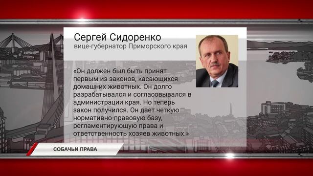 В Приморье примут закон о правилах содержания животных смотреть онлайн
