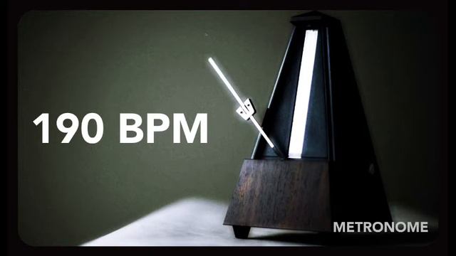 Metronome - 190 BPM | Metrónomo смотреть онлайн
